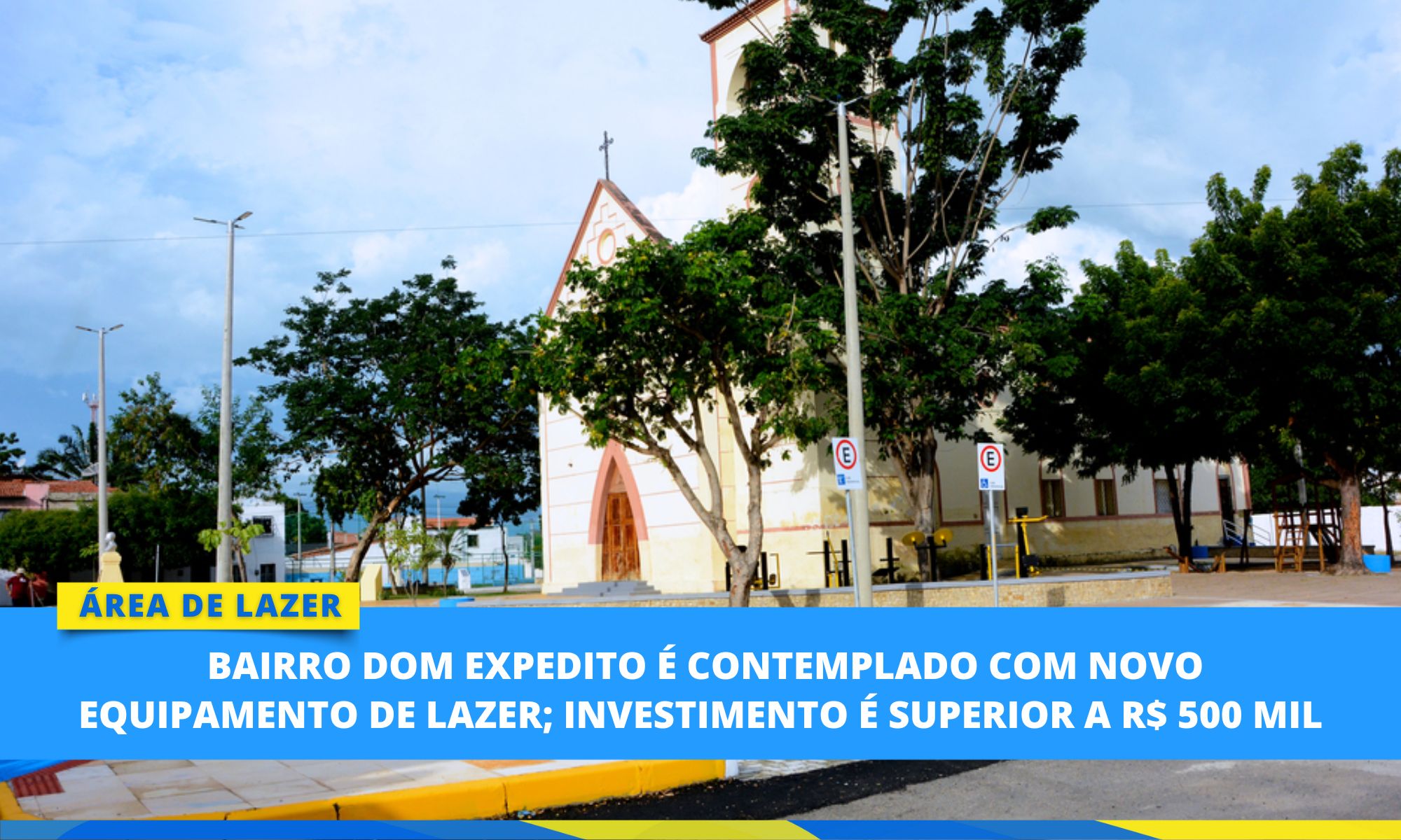 Inaugurada 72ª praça da gestão do prefeito Ivo Gomes no bairro Dom Expedito